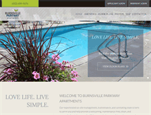 Tablet Screenshot of burnsvilleparkway.com